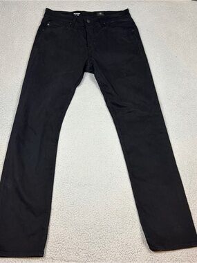 AG Adriano Goldschmied The Everett Pants Men's 31x32 Slim Straight Black Chinos